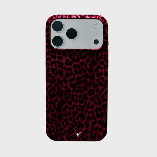 Burgundy Leopar