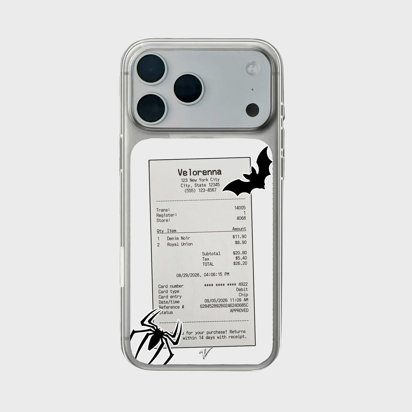 Velorenna Receipt
